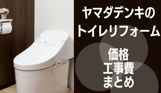 トイレリフォームはヤマダ電機に頼め！？工事費込みの価格と施工事例も解説